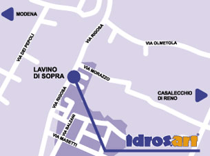 cartina di Zola Predosa